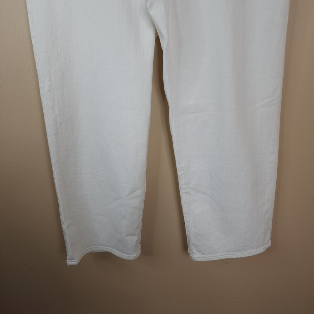 Madewell Perfect Vintage Wide-Leg Jean in Tile White: Patch Pocket Size 28P - Picture 3 of 12